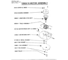 Norge 7440A motor assy diagram