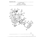 Frigidaire 7589-87D cabinet/drum/heater assembly diagram