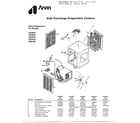 Arvin UD440A side discharge coolers diagram
