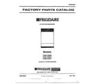 Frigidaire 787 24" built-in dishwasher cover page diagram
