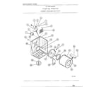 Frigidaire 8007-80D cabinet drum/heating duct diagram