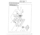 Samsung MW5510/XAA complete microwave assembly diagram