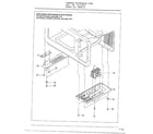 Samsung MW5510/XAA complete microwave assembly page 2 diagram