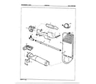 Norge 8216A REV D gas dryer gas carrying assembly diagram
