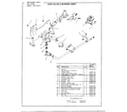 Frigidaire 8287A gas valve and burner diagram