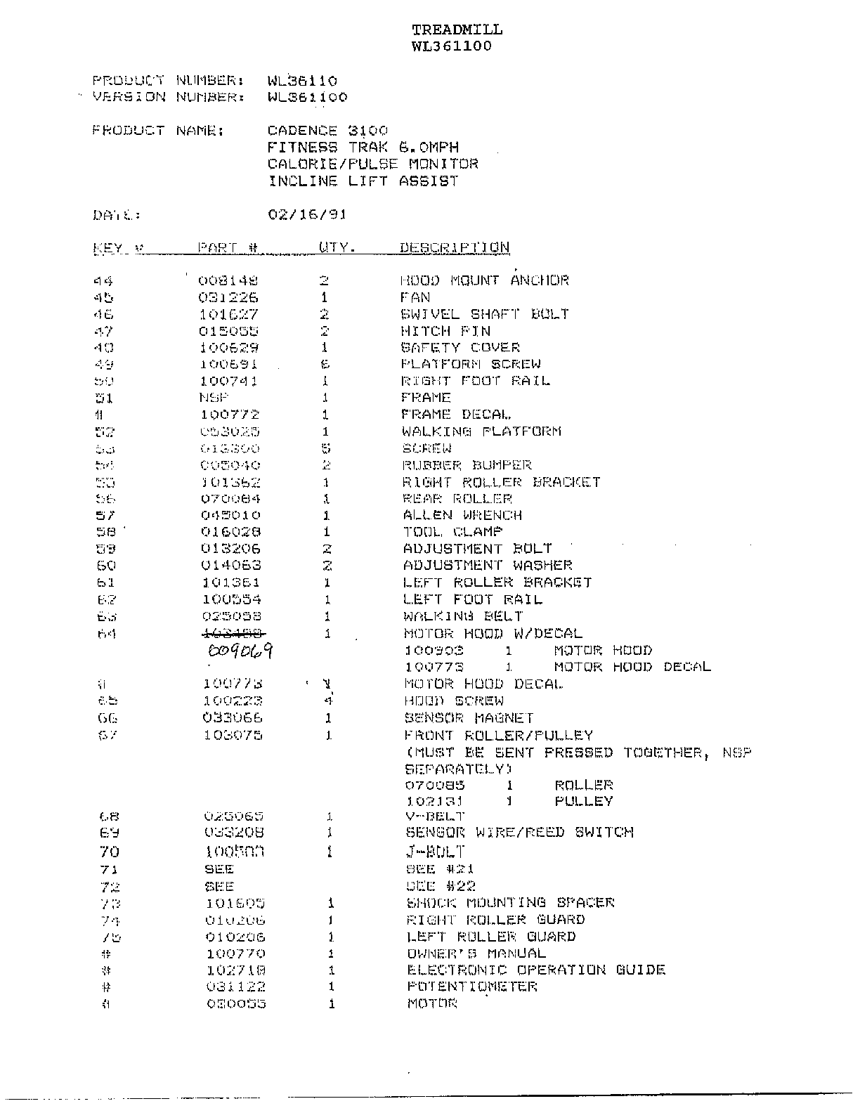 Treadmill page 3