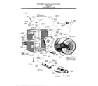 Frigidaire 8517A body and heater parts diagram