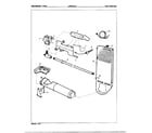 Norge 8835A gas dryer gas carrying assembly diagram