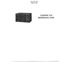 Sharp R-7268 counter top microwave oven diagram
