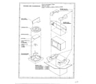 Sharp R-5A50 complete microwave assembly page 5 diagram