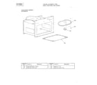 Toshiba ERX-2700B/C oven front assembly page 2 diagram