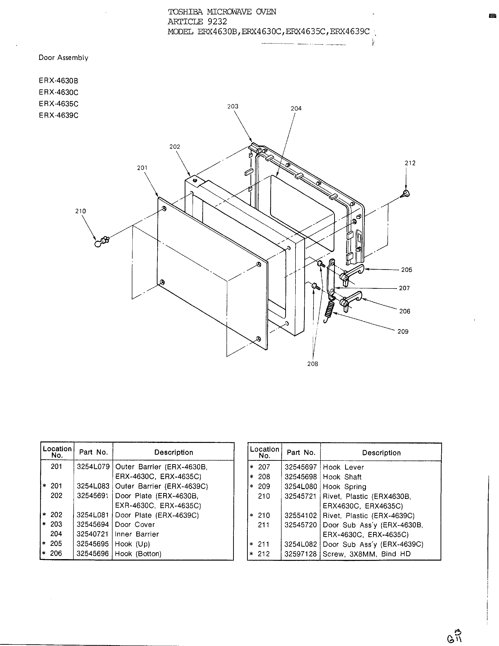 DOOR ASSEMBLY