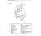 Toshiba ERX-1710C microwave-oven assembly diagram