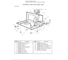 Toshiba ERS-8810B exploded views and parts list/base assembly diagram