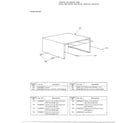 Toshiba ERS-8810B cabinet assembly diagram