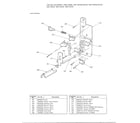 Toshiba ERS-8820B/8625B lock assembly diagram