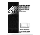 Goldstar 9247 microwave oven/ front cover diagram