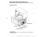 Goldstar 9247 microwave assembly complete diagram