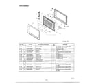 Panasonic 93150 door assembly diagram