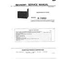 Sharp 9510 microwave oven/ service manual diagram