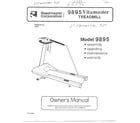 Roadmaster 9895 treadmill diagram