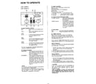 Matsushita CW-1004FU how to operate page 2 diagram