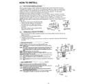 Matsushita CW-1003FU how to install page 4 diagram