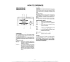 Panasonic CW-61JS12L6U how to operate page 2 diagram