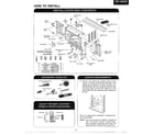 Panasonic CW-2005SU how to install diagram