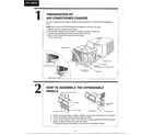 Panasonic CW-1805SU how to install page 2 diagram