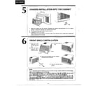 Panasonic CW-2005SU how to install page 4 diagram