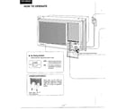 Panasonic CW-1805SU how to operate diagram