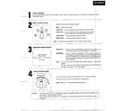 Panasonic CW-1805SU how to operate page 2 diagram