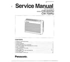 Matsushita CW-700RU air conditioner/table of contents diagram