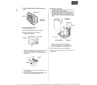 Matsushita CW-700RU how to disassemble components page 2 diagram