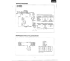 Matsushita CW-700RU wiring/refrigeration diagram diagram