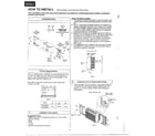 Matsushita CW-700RU how to install diagram