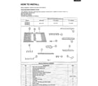 Matsushita CW-604JU how to install diagram