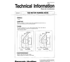 Panasonic CW-606TU technical information diagram
