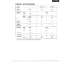 Panasonic CW-606TU product specifications diagram