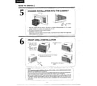 Panasonic CW-606TU how to install page 4 diagram