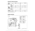 Panasonic CW-604JU product specifications/wiring diagram