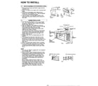 Panasonic CW-604JU how to install page 3 diagram