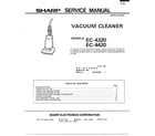 Sharp EC-4320 vacuum cleaner/table of contents diagram