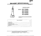 Sharp EC-T2630 vacuum cleaner diagram