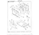 Hardwick EG9-71(*)579W door/drawer diagram
