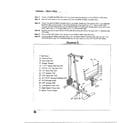Fitness Quest EHG00553 home gym assembly/pulley system page 4 diagram