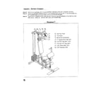 Fitness Quest EHG00553 home gym assembly/pulley system page 6 diagram