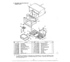Sanyo EM251S cabinet parts diagram