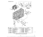 Sanyo EM251S microwave parts diagram